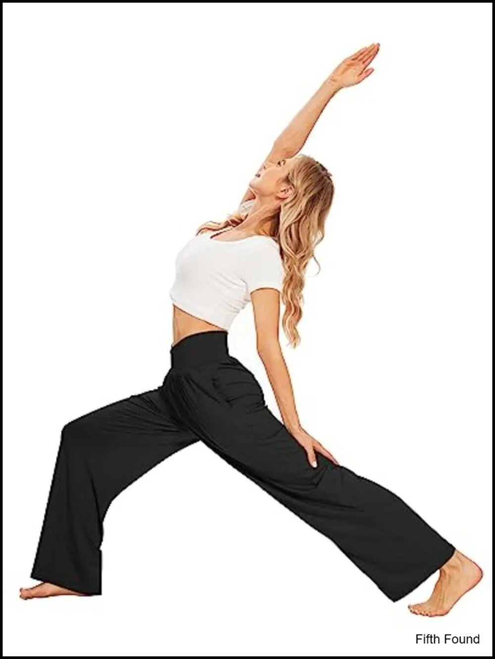 High Waisted Wide Leg Lounge Pajama Pants with Pockets